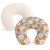 Konssy 2 Pack Nursing Pillow Covers, Stretchy And Soft Nursing Cover For Breastfeeding Pillows, Pillow Slipcover For Baby Girls