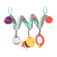 B. toys- B. baby- Wiggle Wrap- Baby Toy - Toy for Car Seat, Stroller, Crib - Spiral with 3 Hanging Toys - Rattle, Plush Bee & Te
