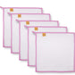 Little Sudhams Double Muslin Cotton Wash Cloth 40S 30Cmx30Cm (Set Of 5 Pink)