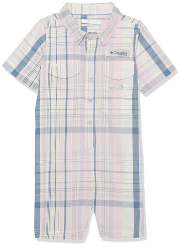 Columbia Baby Bonehead Romper, Soft Violet Madras, 12/18