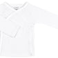 Kushies Unisex-Baby Newborn Everyday Layette Long-Sleeve Wrap Tee, White, 3 Months