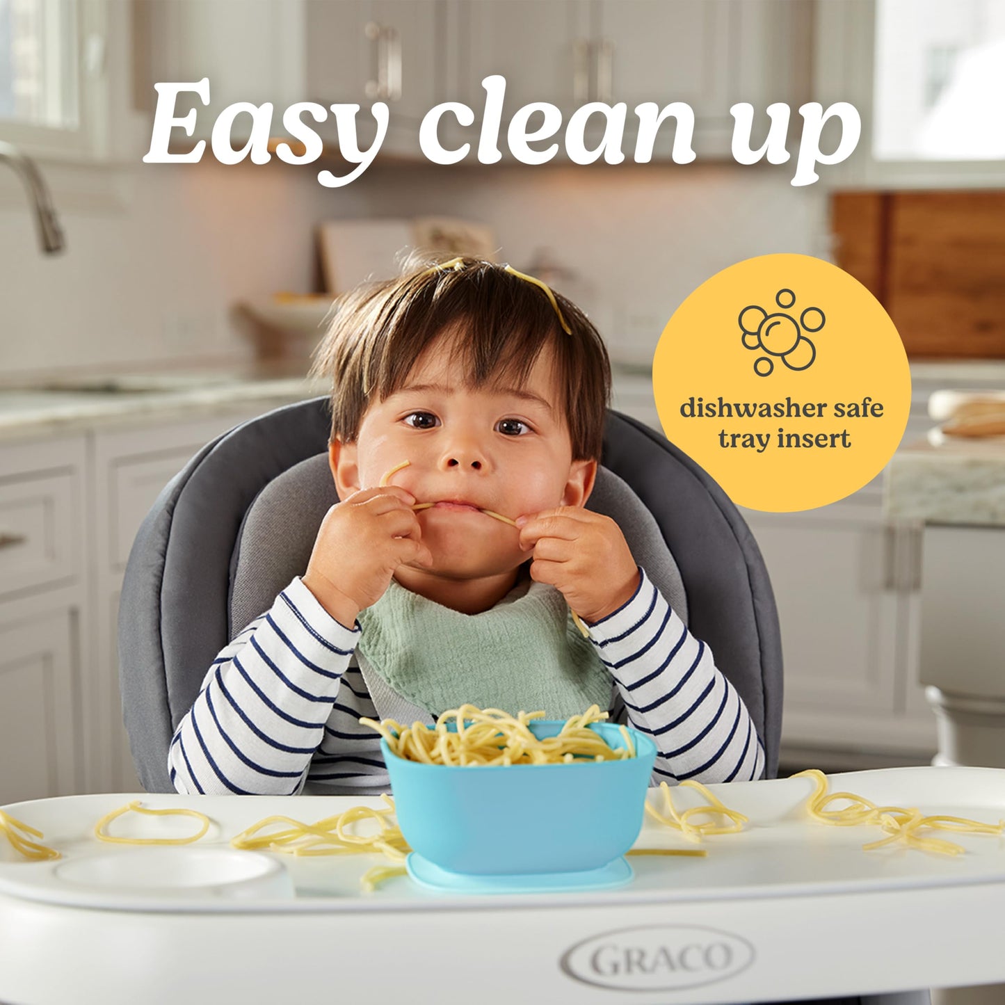 Graco Duodiner Dlx Highchair, 6 Stages Of Use - Infant To Baby High Chair, Infant To Toddler Booster Seat, Youth Stool, 5 Adjust