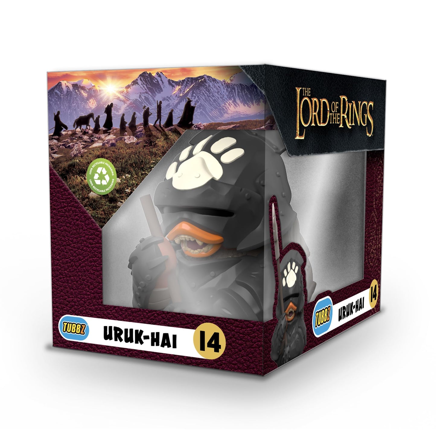 TUBBZ Boxed Edition: Lord of The Rings - Uruk-Hai Pikeman Cosplaying Rubber Duck Vinyl Figure
