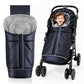 Universal Stroller Blanket & Stroller Footmuff,Water-Repellent Bunting Bag for Babies,Toddlers and Kids,Zipper Footmuff for Stro