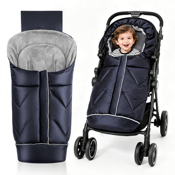 Universal Stroller Blanket & Stroller Footmuff,Water-Repellent Bunting Bag for Babies,Toddlers and Kids,Zipper Footmuff for Stro
