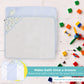 Spasilk Baby 3 Pack Soft Terry Hooded Towel Set For Newborn Boys And Girls Blue Dino, 26X30 Inch, (301-008)