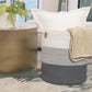 Comfy-Homi Xxl Large Laundry Basket With Handles Blanket Baskets Living Room|Woven Cotton Rope Decorative Basket Laundry Hamper