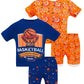Daughter Queen Boys Pajamas 18-24 Months Summer Pjs Basketball Pj Sets Baby Toddler Cotton Short Sleeve Jammies Sports Ball Slee