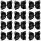 Oaoleer Big Hair Bows For Girls 12 Pcs 6' Black Grosgrain Ribbon Large Boutique Bow Alligator Clips Hair Accessories For Toddle