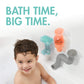 Boon Tubes Toddler Bath Toys - Bathtub Building Toys with Suction Cups - Toddler Sensory Toys and Bathtub Essentials - Gray - 3