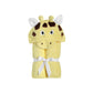 Yikes Twins Hooded Baby Towel for Kids 2-8 | Large 100% Cotton Baby Towel for Girls or Boys | Unisex Cute Giraffe Bath Towels fo
