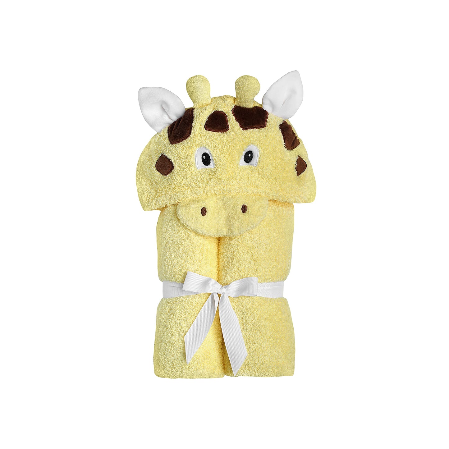 Yikes Twins Hooded Baby Towel for Kids 2-8 | Large 100% Cotton Baby Towel for Girls or Boys | Unisex Cute Giraffe Bath Towels fo