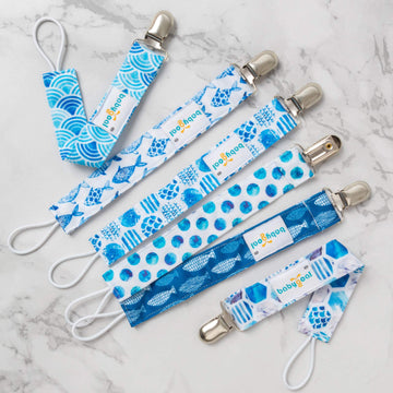 Babygoal Pacifier Clips, 6 Pack Pacifier Holder For Girls And Boys Fits For Most Pacifier Styles & Baby Toys And Baby Gift 6Mp12