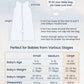 TotAha Light Baby Sleep Sack, Stretchy Sleepsack, Silky Comfort, Buttery Soft, Swaddle Transition Sleeping Bag, 2-Way Safe Zippe