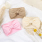 Yanjie Big Bows Baby Girls Headbands Soft Stretchy Newborn Bows Infant Baby Hair Bows Toddler Headwrap Hair Accessories Khaki Be