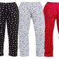 Fflirtygo Comfort Printed Girls Cotton 3/4th Pyjama, Girls Casual wear & Sleepwear for 78 Years(Pack of 5 Prints May Vary) Mult