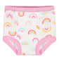 Gerber Baby Girls Infant Toddler 4 Pack Potty Training Pants Underwear Rainbow Turquoise And Pink 3T
