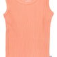 Honestbaby Organic Cotton Chunky Rib Tank, Coral Pink, 0-3 Months