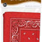 Red Bandana Party Accessory (1 Count)