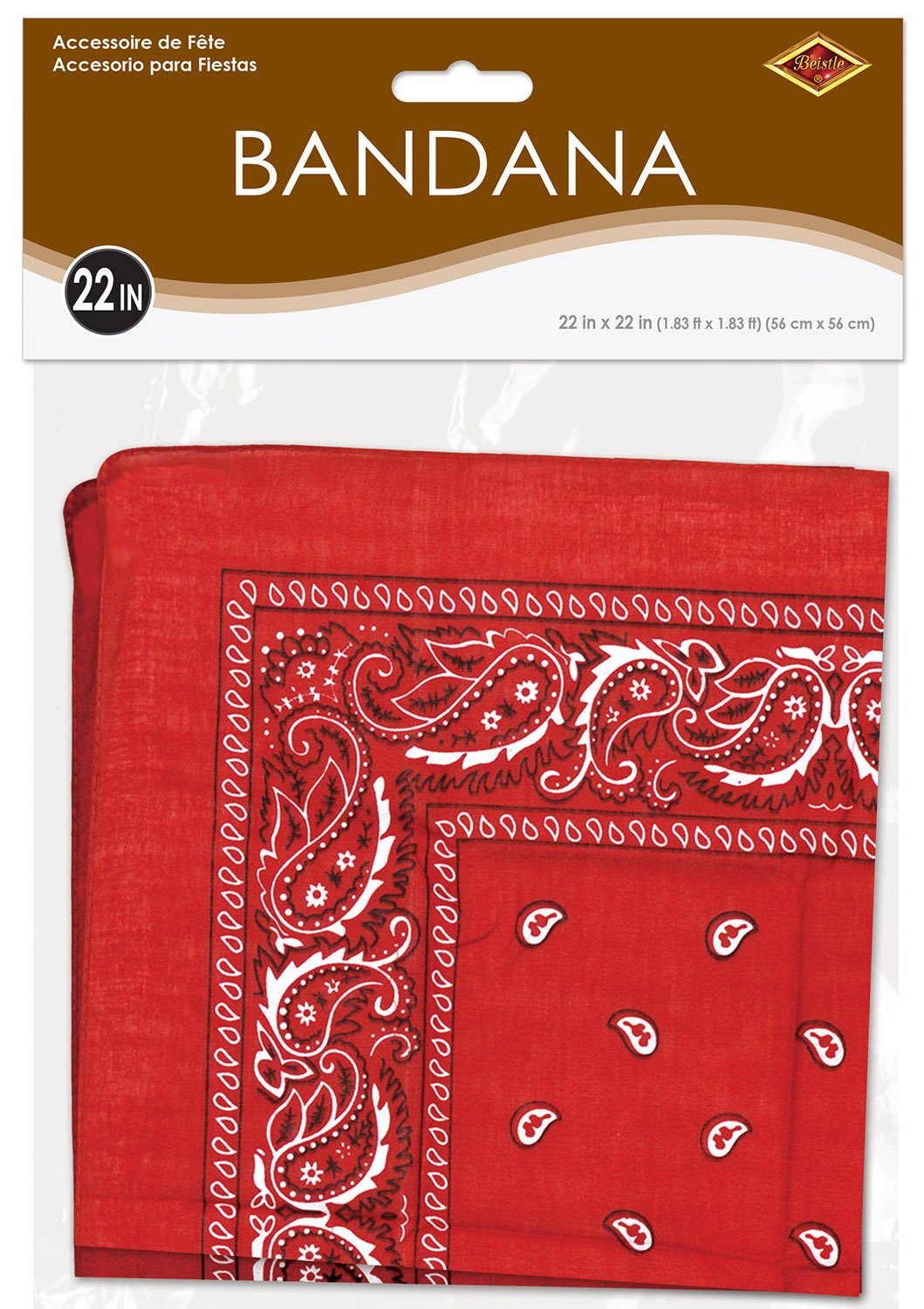 Red Bandana Party Accessory (1 Count)