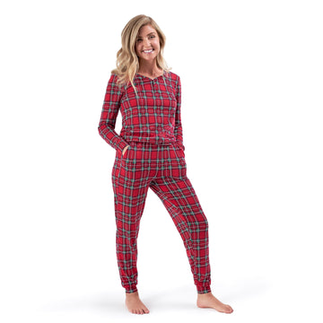 Gerber Baby Holiday Family Matching Pajamas, Red Stewart Plaid, 18 Months