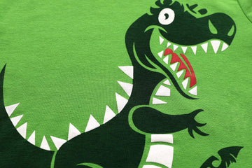 Toddler Dino Little Boys Kids Pyjamas Cotton Fall Pjs For Boys Children Sleepwear 5 6 T