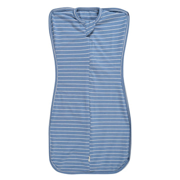 The Boo Boo Club Cotton Stripes Printed Sleep Sack for Baby | Soft Breathable Lightweight Wearable Blankets | Blue 13M