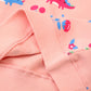 Dinosaur Sweatshirt Girls Long Sleeve Crewneck Cotton Animal Pullover Kids Winter Pink Sweaters Tops Toddler Girl Dino Shirts 6T