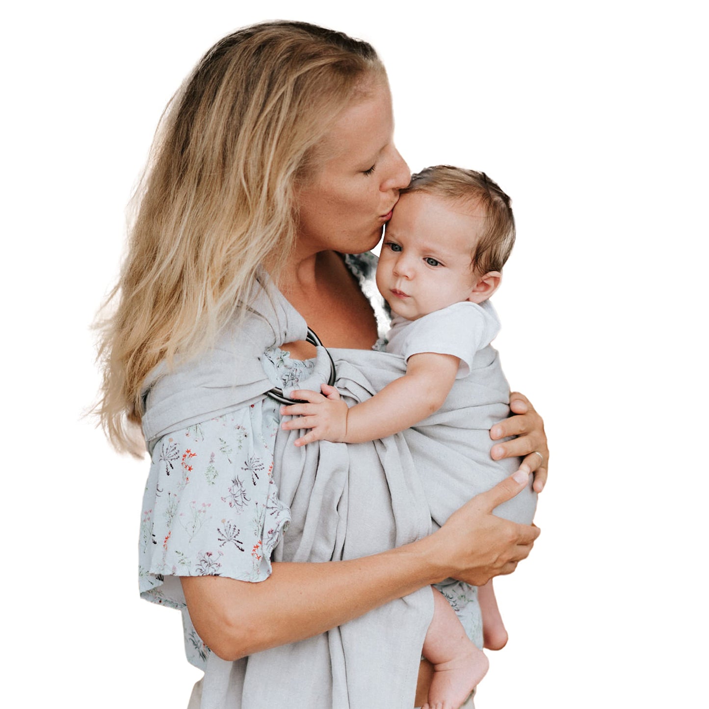 Nalakai Ring Sling Baby Carrier, Soft Linen Baby Sling, Baby Wrap, Comfort, Style, and Giving Back - Carry Your Little One with 