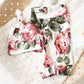 Kangkang Hi I 'M New Here Baby Girl Clothes 3-6 Months Girl Clothes Hi Im New Here Infant Outfit Romper + Floral Pants + Headban