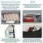 Jiefeike Girls Diaper Backpack,Travel Backpack Diaper Bag For Dad Mom Baby Boys,Insulated Pockets Portable Baby Nappy Bags With