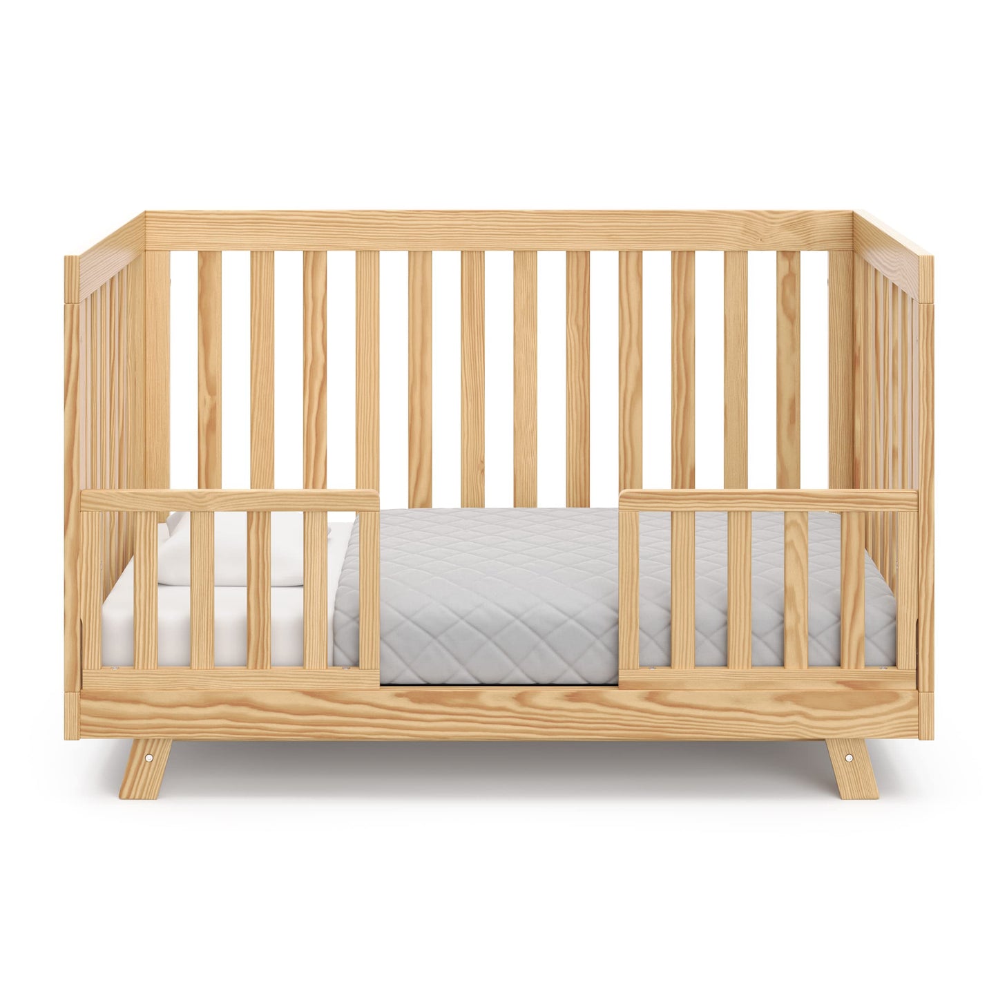 Storkcraft Beckett 3-In-1 Convertible Crib (Natural) - Converts From Baby Crib To Toddler Bed And Daybed, Fits Standard Full-Siz