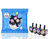 The Dreidel Company Multi Colored Hand Painted Wooden, The Hanukkah Game, Let'S Play Dreidel (10-Pack)