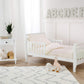 Tl Care Minky Dot Chenille 4 Piece Toddler Bedding Set, Cream, For Boys And Girls