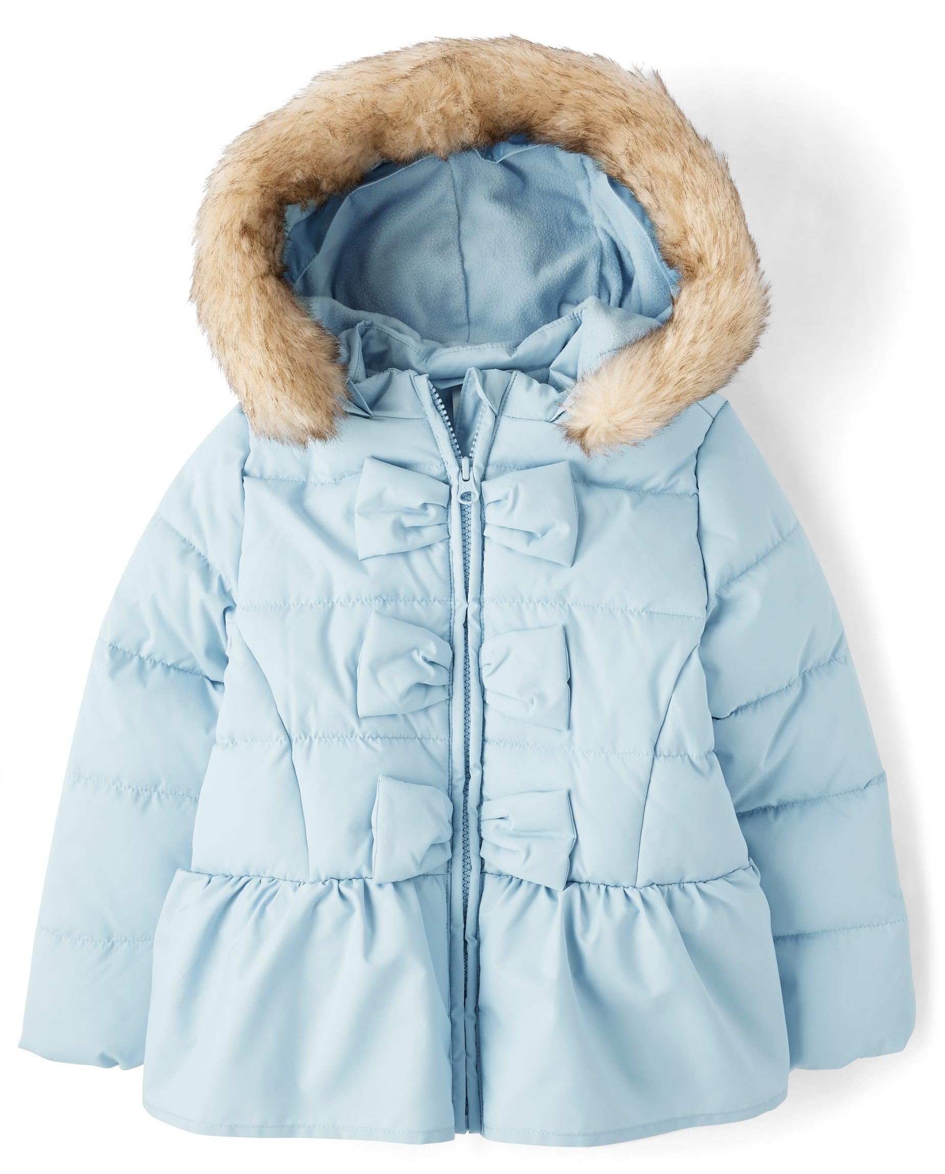 Gymboree,And Toddler Puffer Jacket,Light Blue Ribbon,12-18 Months
