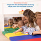 Ecr4Kids Softzone 4-Section Rainbow Runway Activity Mat, Folding Playmat, Assorted