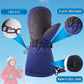 Winter Kids Waterproof Gloves For Boys Girls Snow Ski Toddler Baby Mittens Outdoor For Infant Teens 1-5T (N-Navy, M(2-4T))