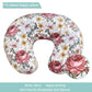 Ievolve Minky Nursing Pillow Cover Breast Feeding Pillow Cover Slipcover U Shape For Baby Boy Girl,Cover Only(Flora)