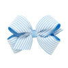 Wee Ones Medium Girls & Baby Girls Seersucker Bow - Blue