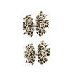 Baby Girls Leopard Bow hairpin girls bow Hair Accessories for women.(FJ65-Leopard A)