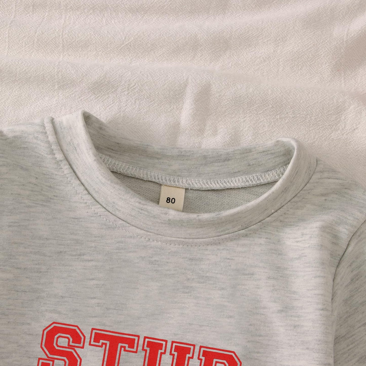 Ag Aguu Toddler Baby Boy Valentine'S Day Sweatshirt Stud Muffin Long Sleeve Shirt Holiday Outfit Crew Neck Tops Fall Clothes(Gre