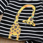 3Pcs Newborn Baby Boy Clothes Giraffe Printed Long Sleeve Stripe T-Shirt Pants And Hat Outfit Set (3-6 Months)