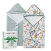 Momcozy Baby Towel With Hooded-2 Pack Soft Bath Towel Set-Shower Gifts Or Bath Essential For Infant,Newborn, Toddler (28 X 28 In