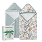 Momcozy Baby Towel With Hooded-2 Pack Soft Bath Towel Set-Shower Gifts Or Bath Essential For Infant, Newborn, Toddler (35 X 35 I