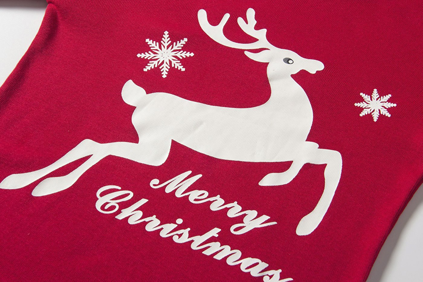 Family Feeling Baby Girls Boys Long Sleeve Christmas Pajamas Sets 100% Cotton Pyjamas Toddler Infant Kids 12-18 Months Reindeer