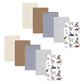Hudson Baby Unisex Baby Flannel Burp Cloth 10Pk, Handsome Dogs, One Size