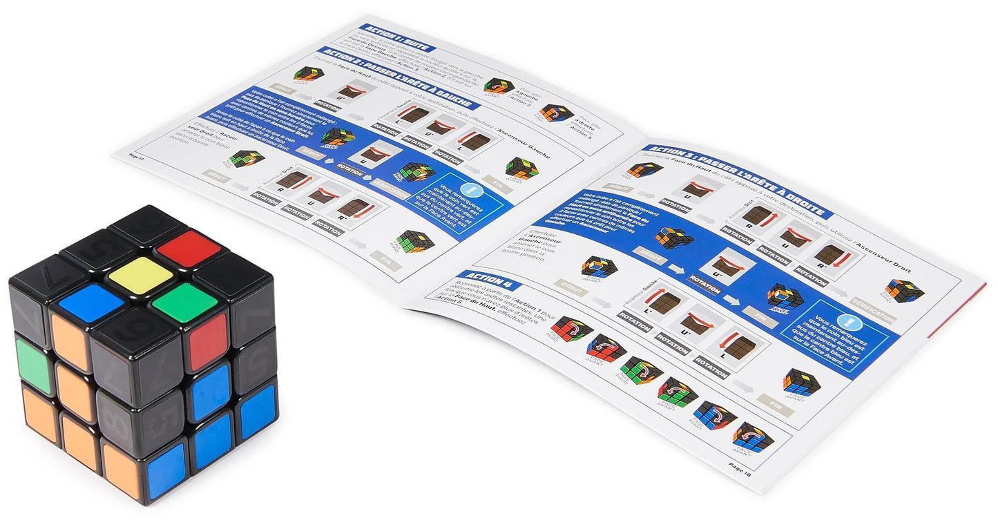 RUBIKS Cube Coach 3X3 - Puzzle Game for Adults and Children - Magic Cube - 3x3 Puzzle - Learning Puzzle - Colour Matching - Edu