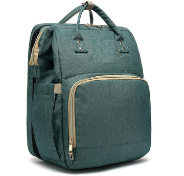 Trendy Dukaam Diaper Bag Backpack with Changing Pad, For Travel and Newborn Care (Sea Green)