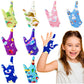 Janmercy 16 Pcs Thumb Sucking Stop for Kids Chewy Gloves Stop Breathable Thumb Guard for Nail Biting Gloves Cute Finger Sucking 