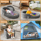 Cowiewie Toddler Travel Bed 2-In-1 Kids Sofa Chair With Removable Cover, Soft Foam Portable Foldable Toddler Bed For Travel With